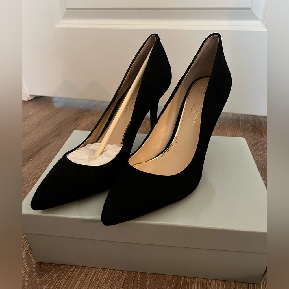 Jessica Simpson Black Heels